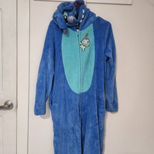 Disney Stitch Sleepwear One Piece Large 13-14 Comfy