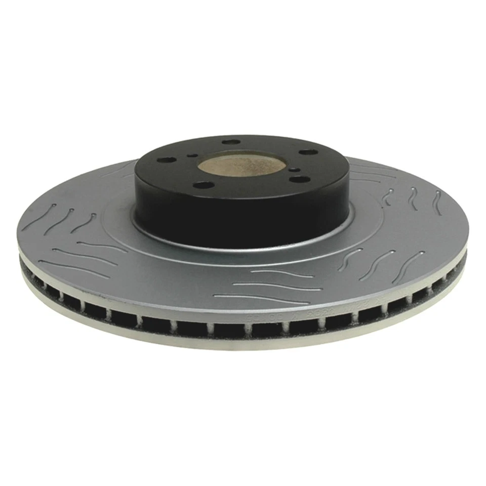 For Subaru Impreza 02-07 ACDelco Gold Slotted 1-Piece Front Brake Rotor - Imagem 2 de 4