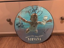NIRVANA SIGNED AUTOGRAPHED LP VINYL PIC DISC SMELLS TEEN X3 KRIST CHAD BUTCH