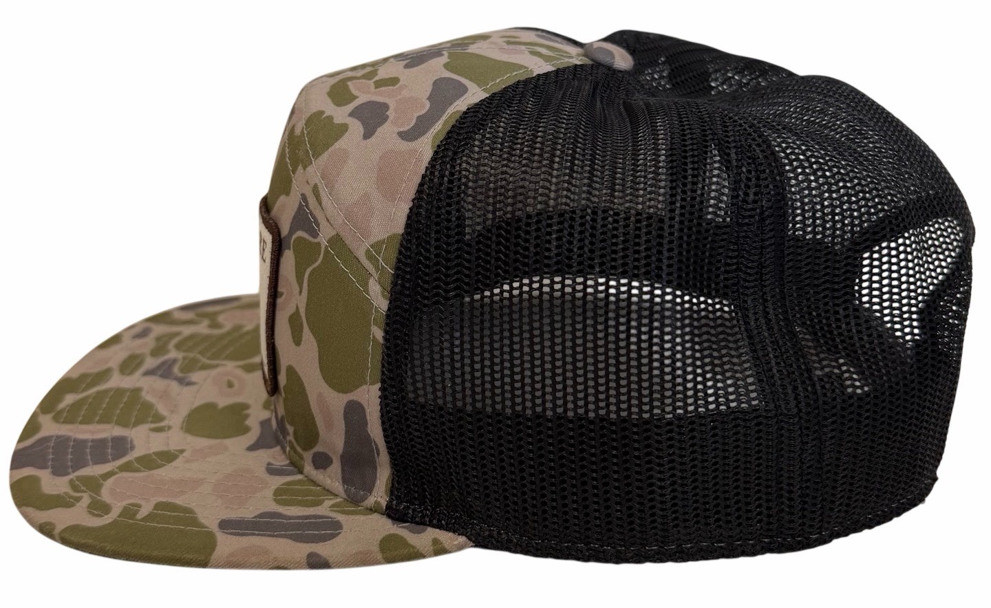 Mallard Patch 7 Panel Flat Brim Trucker Snapback … - image 3