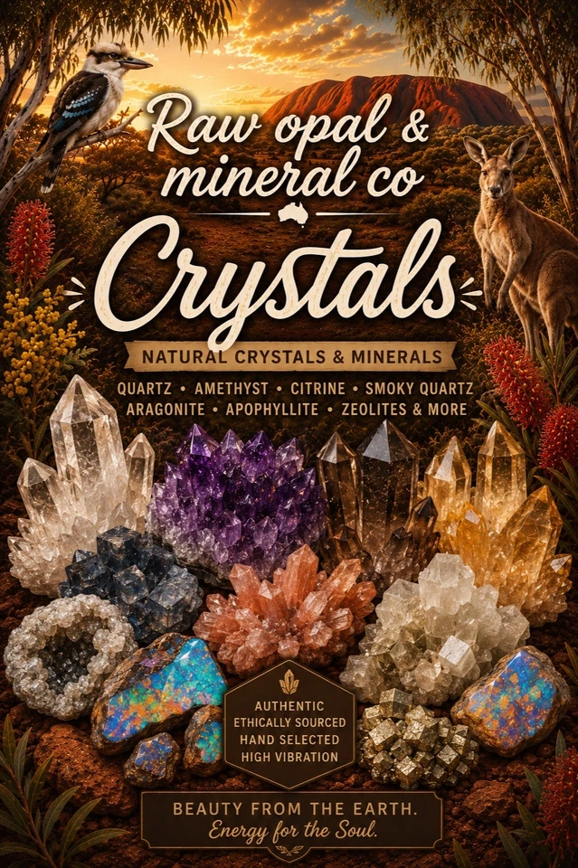 🇦🇺Crystals & Minerals - First Stream from $4 starts💎Streep Mine Rare Raw