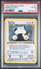 1999 POKEMON JUNGLE 1ST EDITION #11 SNORLAX-HOLO PSA 4