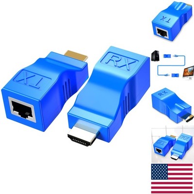 Seamless HDMI Signal Extension - 2PCS Transmitter & Receiver for Projectors