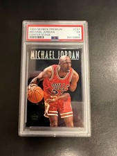 1993 SKYBOX PREMIUM CENTER STAGE #CS1 MICHAEL JORDAN PSA 5 CHICAGO BULLS