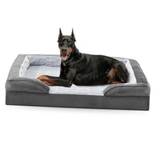 Orthopedic Dog Bed for Extra Large Dogs - XL Waterproof Dog Sofa Bed, Ultra