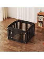 Plastic Dog Playpen 4/6-Panel 24" Expandable  Durable Pet Fence For