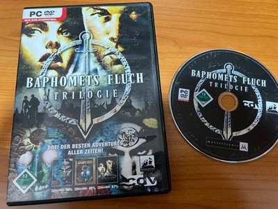 Baphomets Fluch 1 + 2 + 3  Trilogie (PC) in DVD Hülle - Deutsch