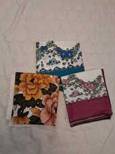 Shawl Vintage Soviet Ukraine Scarf Accessorie Ukrainian Ethno Retro USSR 3 Piece