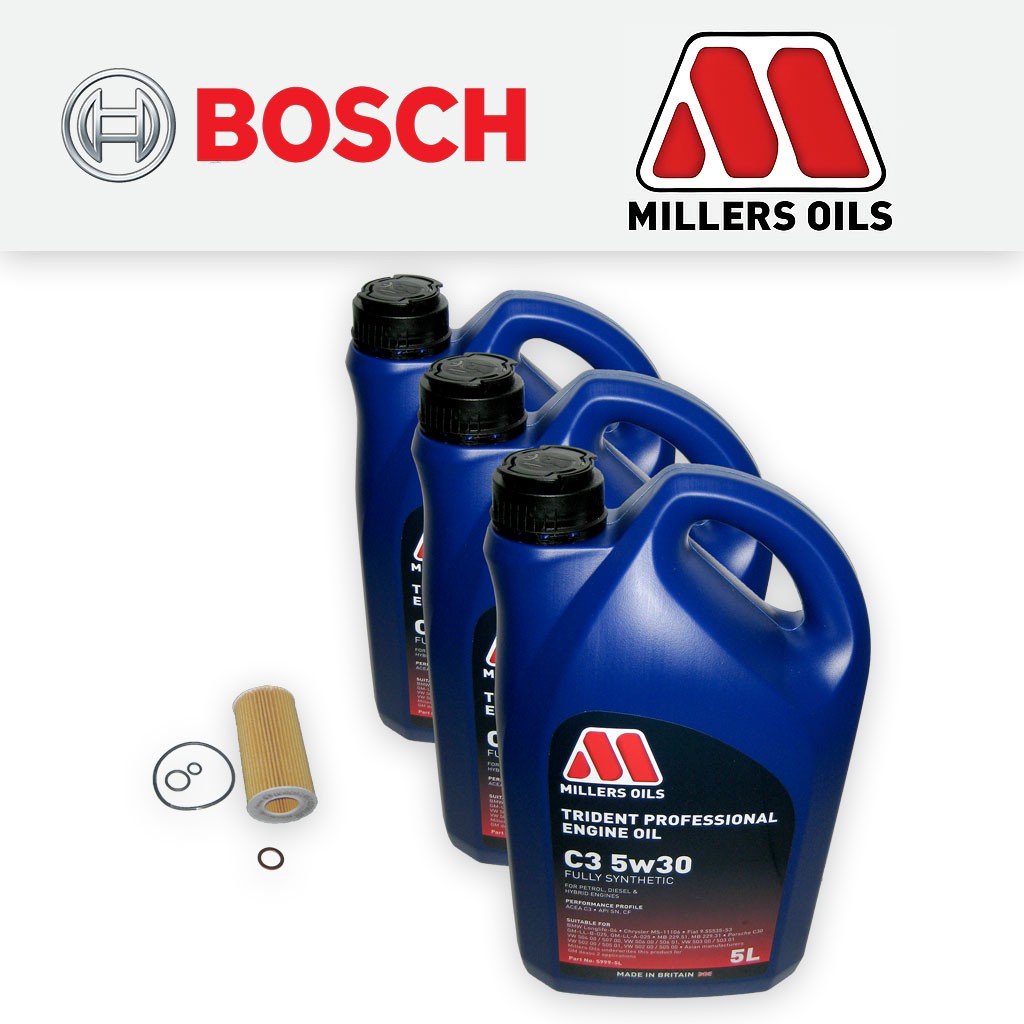 MERCEDES SPRINTER 906 OM646 OIL FILTER +15L 5w30 OIL SERVICE KIT (2006-2009)