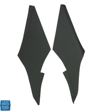 68-69 Chevelle Headliner Ear Muff Sail Panels Boards Assembled Black Basketweave