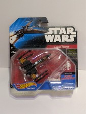 2015 Star Wars The Force Awakens Hot Wheels Poe's X-Wing Fighter Toy Sealed NEW