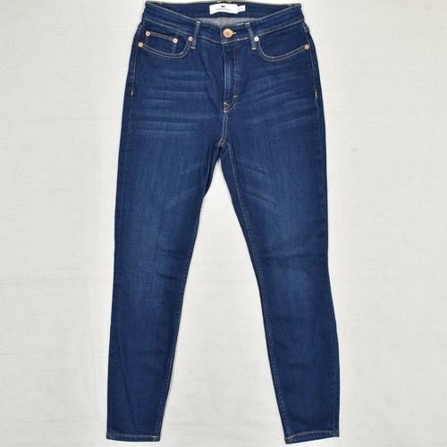 Vineyard Vines Women's Cotton Blend Blue Size 29 High Rise Skinny Jeans Zip