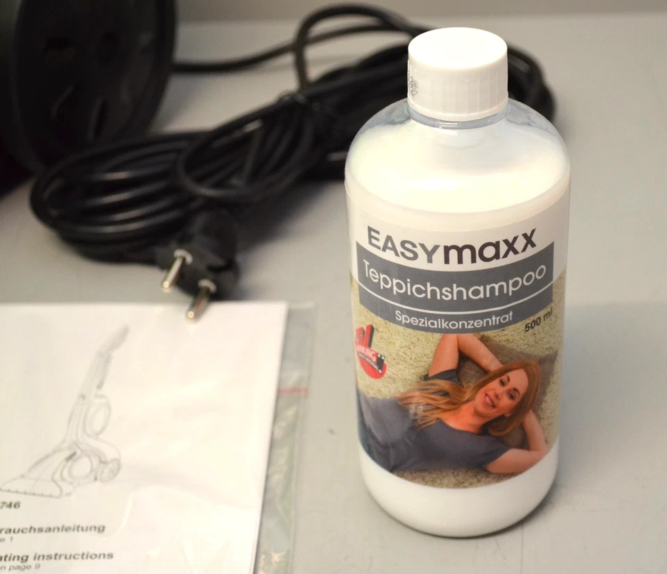 CLEANmaxx VC9390A Teppichreiniger Waschsauger 240V 500W ink. Teppichshampoo Grün - Bild 4 von 4