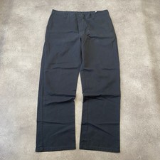 Dickies Carpenter Trousers Mens 38" Workwear Straight Fit Pants, Black