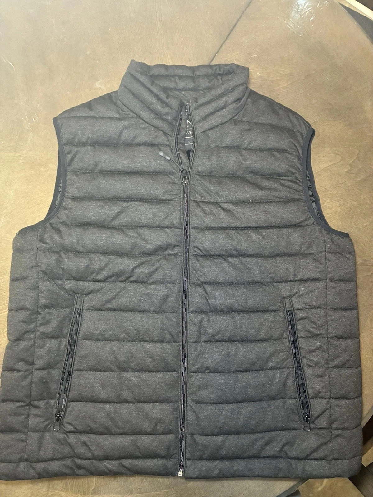 Jos. A. Bank Men's Travelers Collection Vest Jacket Large Black Full Zip