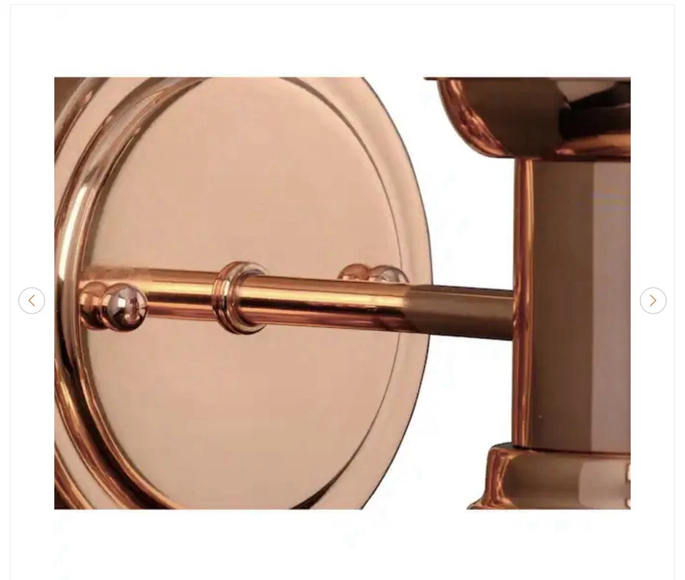 Progress Lighting Brookside 1-Light Solid Copper Farmhouse Outdoor Wall Lantern - Image 3 of 4