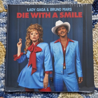 Lady Gaga And Bruno Mars Die With A Smile 45 7  Vinyl Single NEW