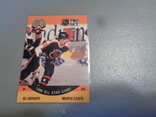 1990/91 Pro Set Hockey Al Iafrate All Star Card #354***Campbell Conference***