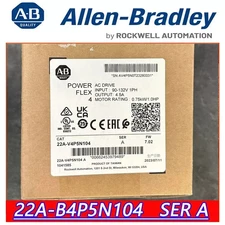 NEW Allen-Bradley 22A-V4P5N104 /A PowerFlex 4 0.75kW 1.0HP AC Drive 22AV4P5N104