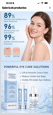 THESHYING Firming Eye Serum & Rapid Reduction Serum Set 15ml - Puffiness