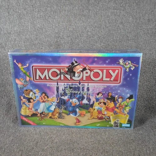 Monopoly The Disney Edition Board Game Factory Sealed New Vintage 2001 Hasbro