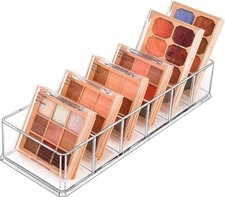 Acrylic Organizer, 6 Cube Sections Makeup Organizer for Drawer, 6 Compartment