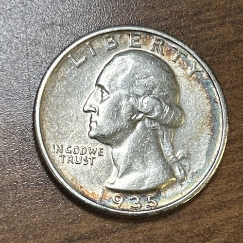 1935-S Washington Silver Quarter Choice XF/AU