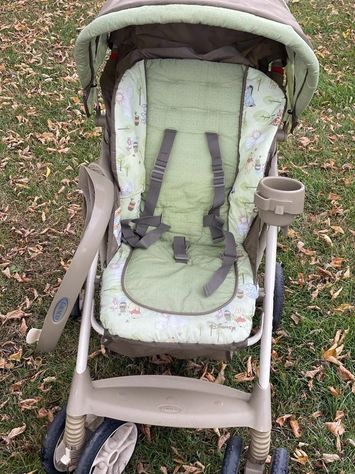 Cochecito vintage Y2K Graco Winnie The Pooh bebé niño pequeño Foto 4 de 4