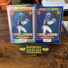 2024 Panini Prestige Andre Reed Living Legends Xtra Points Blue 187/249 and Base