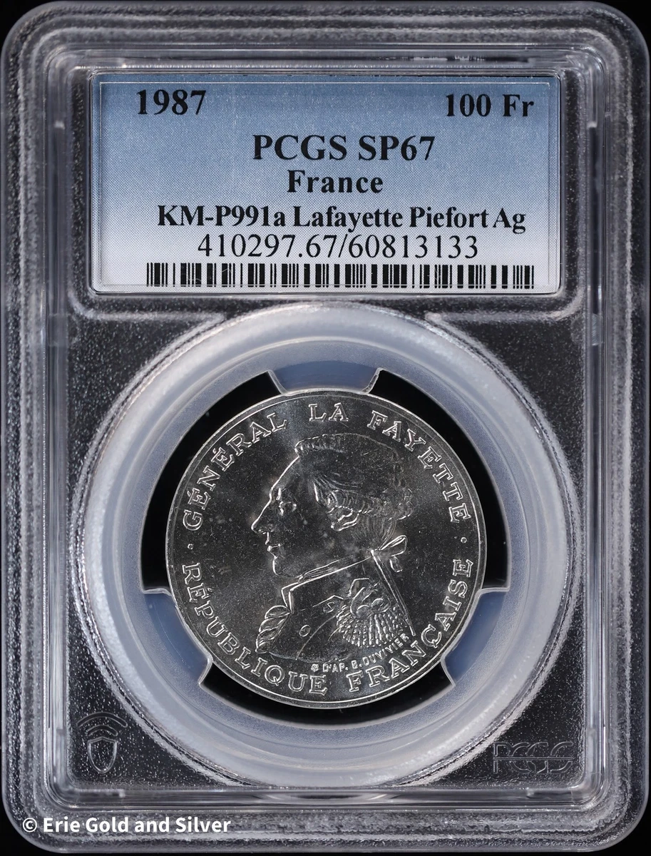 Французские серебряные монеты PCGS - огромный выбор по лучшим