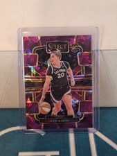 2024 Panini Select WNBA - Concourse Kate Martin #22 Purple Ice Prizm 077/149