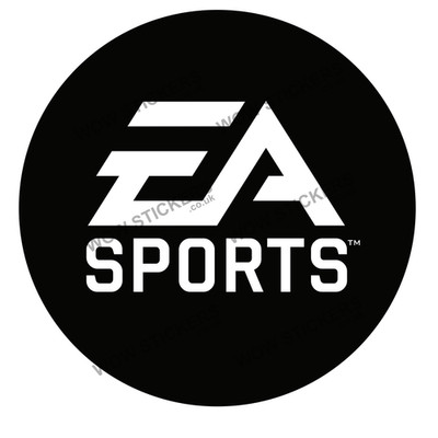EA Sports Aufkleber B Laptop Man Cave Auto Fenster Gaming (Größe/Farbe wählbar)