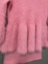 Women's Angora Sweater Blended Jumper Fluffy Fuzzy Soft Pullover Set