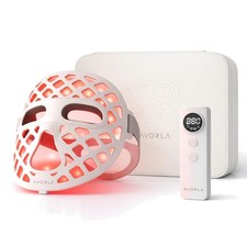 Avorla LED Face Mask Red Blue Infrared Light Therapy Rechargeable Silicone