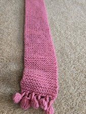 Child Winter Scarf Pink .
