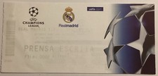 Real Madrid v Arsenal Champions League 21/2/2006 press ticket 