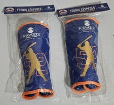 Lot of 2 Yoenis Cespedes Shin Guard SGA Citi field Foxwoods Casino Promo METS