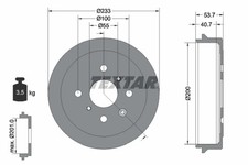 Tambour de frein Peugeot 107