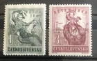 Czechoslovakia 1949, Mi. No. 601 - 602, MNH