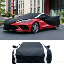 For 2020-2025 Corvette C8 Z51 Z06 Stretch Satin DustProof Protection Car Cover