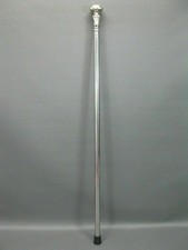 Stainless Steel Walking Hiking Stick Cane Silver97 Noble Luxury vintage Handmade