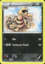 Pokemon Krokorok 69/116 Plasma Freeze NM