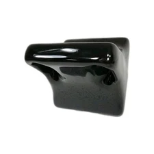 Vintage Black Ceramic Tile Toothbrush Holder Tumbler Cup Tray Mid Century Modern