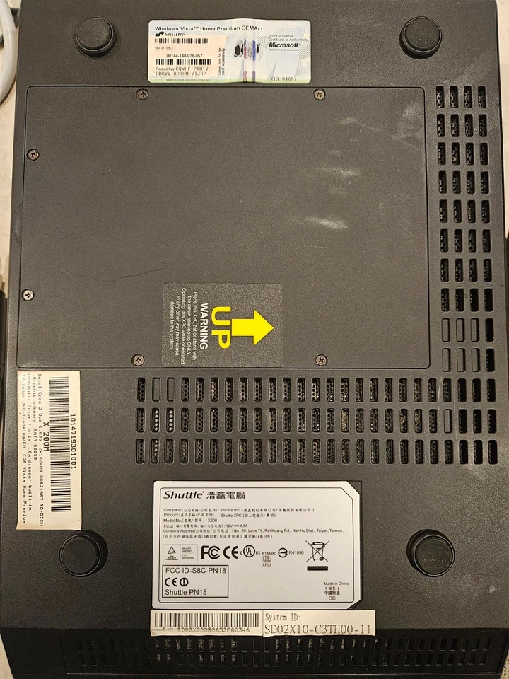 Original Boxed Shuttle XPC X200 media player with remote and antenna - Image 3 of 4