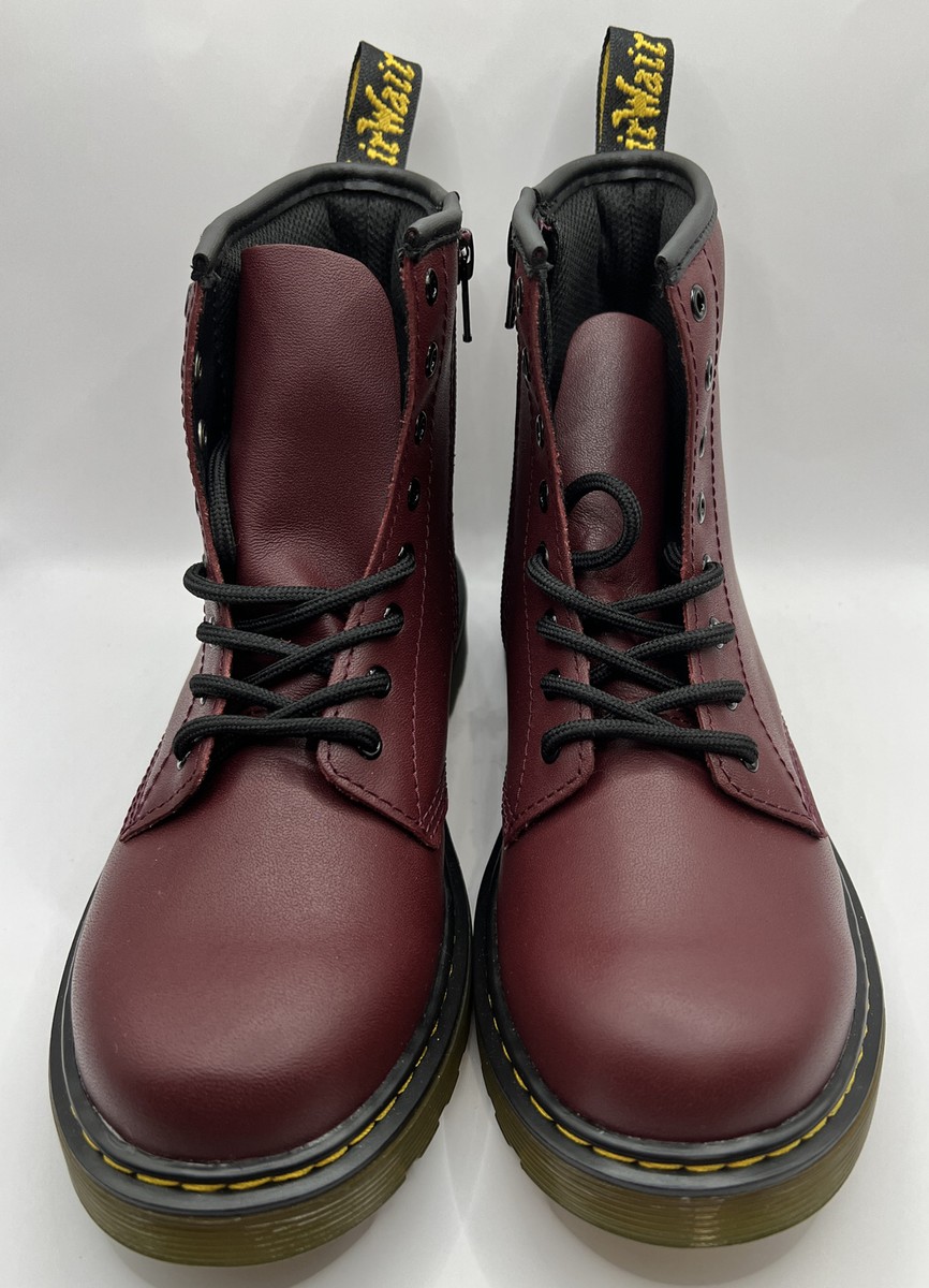 Dr Martens 1460 Cherry Red Smooth Leather Boots Unisex Men's Dr Martens 1460 Cherry Red Smooth Leather Boots Unisex Men's