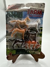 Creatures Of The World Imperial 6 PC Plastic Farm Mini Horse Set 2010 In Package