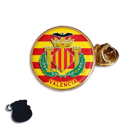 VALENCIA CITY COAT OF ARMS SPAIN ENAMEL LAPEL PIN BADGE GIFT eBay