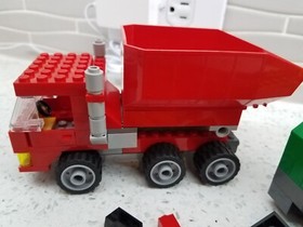 ❤️Lego Road Construction Set 6187 Dump Truck Excavator Steam Roller Free Ship