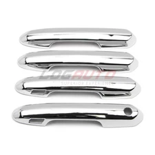For Toyota RAV4 Highlander Kluger 2019+ Chrome Trim Door Handle Cover W/ Smart