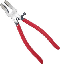 Key Fob Pliers Tool, 8 Inch Glass Running Pliers Attach Rubber Tips, with Adjust